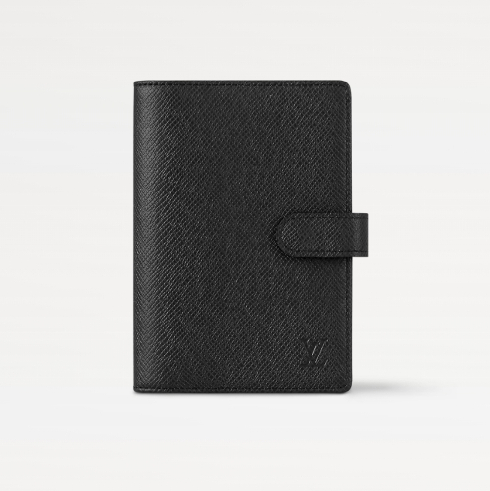 Authentic EUC Louis Vuitton PM Taiga Agenda Unisex Black 🖤
